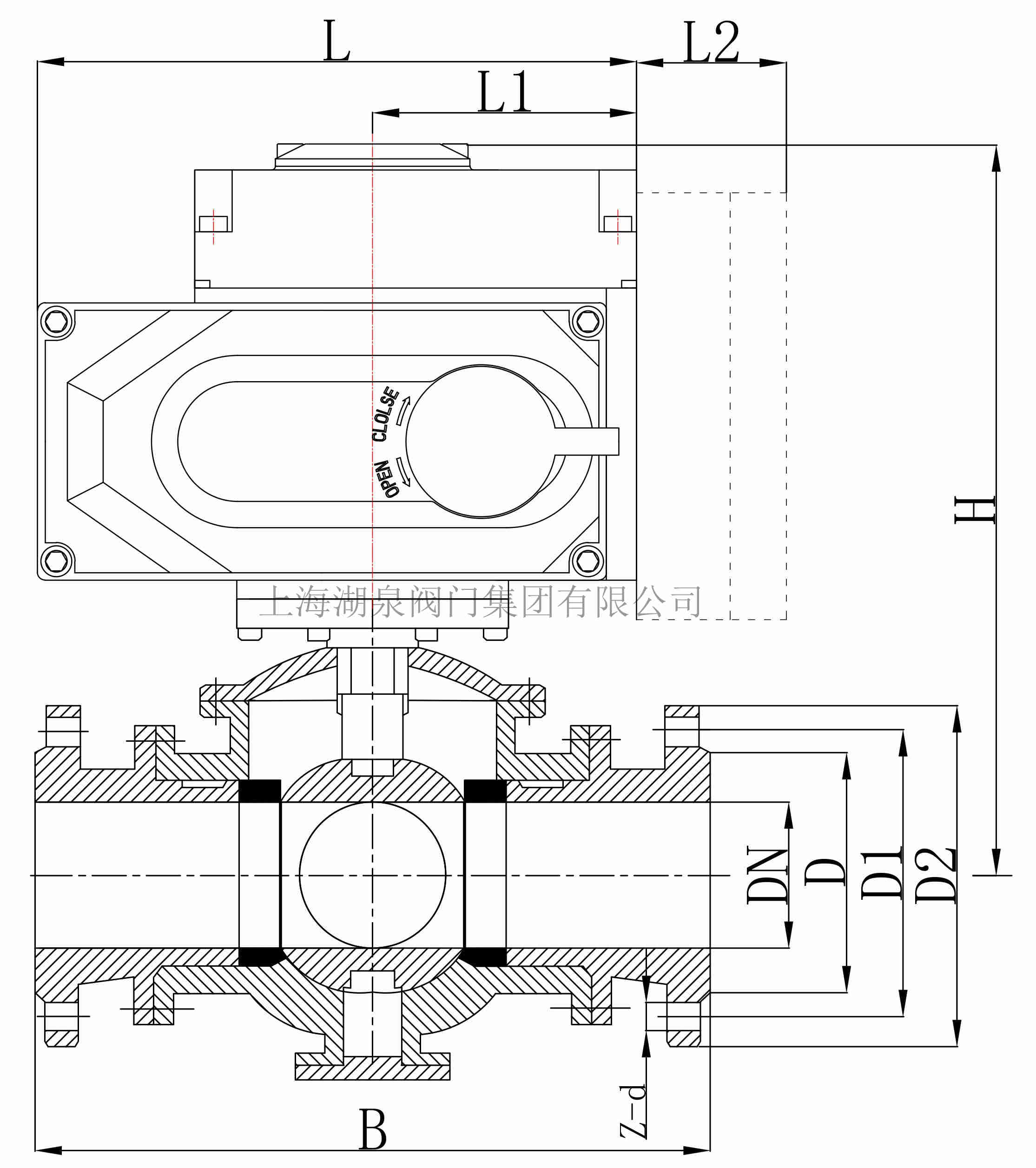 dn200開關(guān)型電動球閥報(bào)價